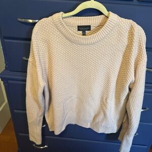 Topshop Light Tan Crew Neck Sweater